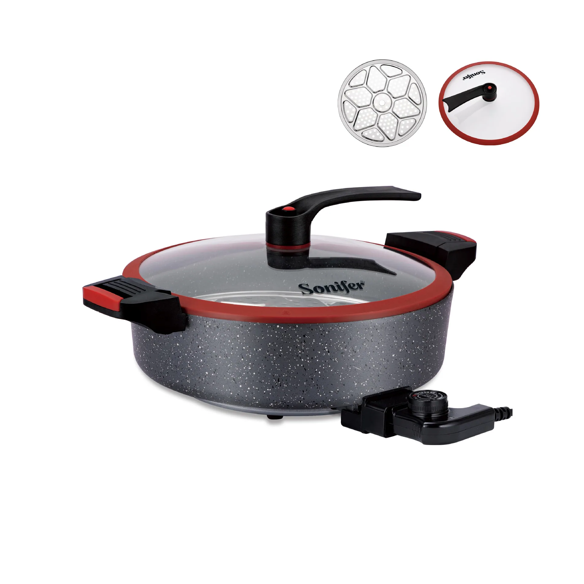 سونیفر SF-1507 گھریلو 1500W ملٹی فنکشنل 6.5L نان اسٹک کوٹیڈ مائیکرو پریشر الیکٹرانک آل ان ون ککر رائس ککر 6