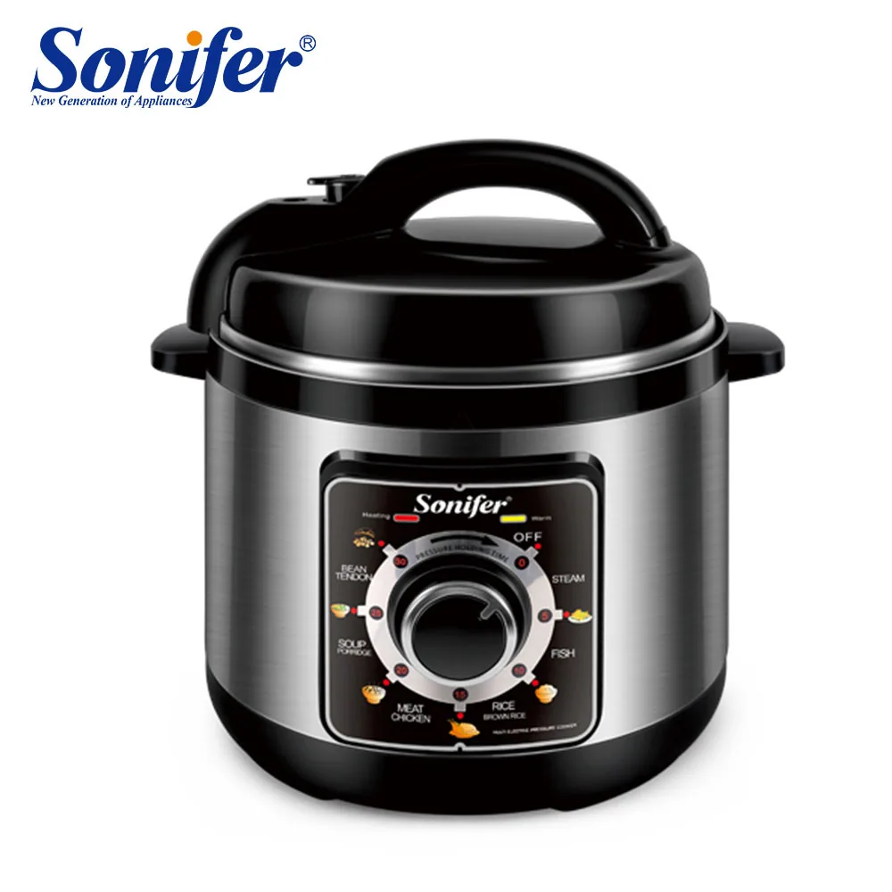 Sonifer Multifunctional Touch Screen Electric Pressure Cooker 6L 1000W Rice Cooker Stew Pot SF-4009 for Household Use 3