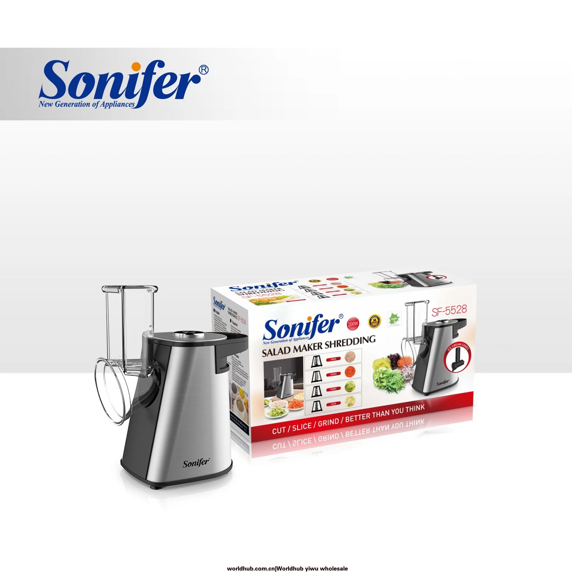 Sonifer Household Electric Salad Machine Fruit and Vegetable Machine SF-5528