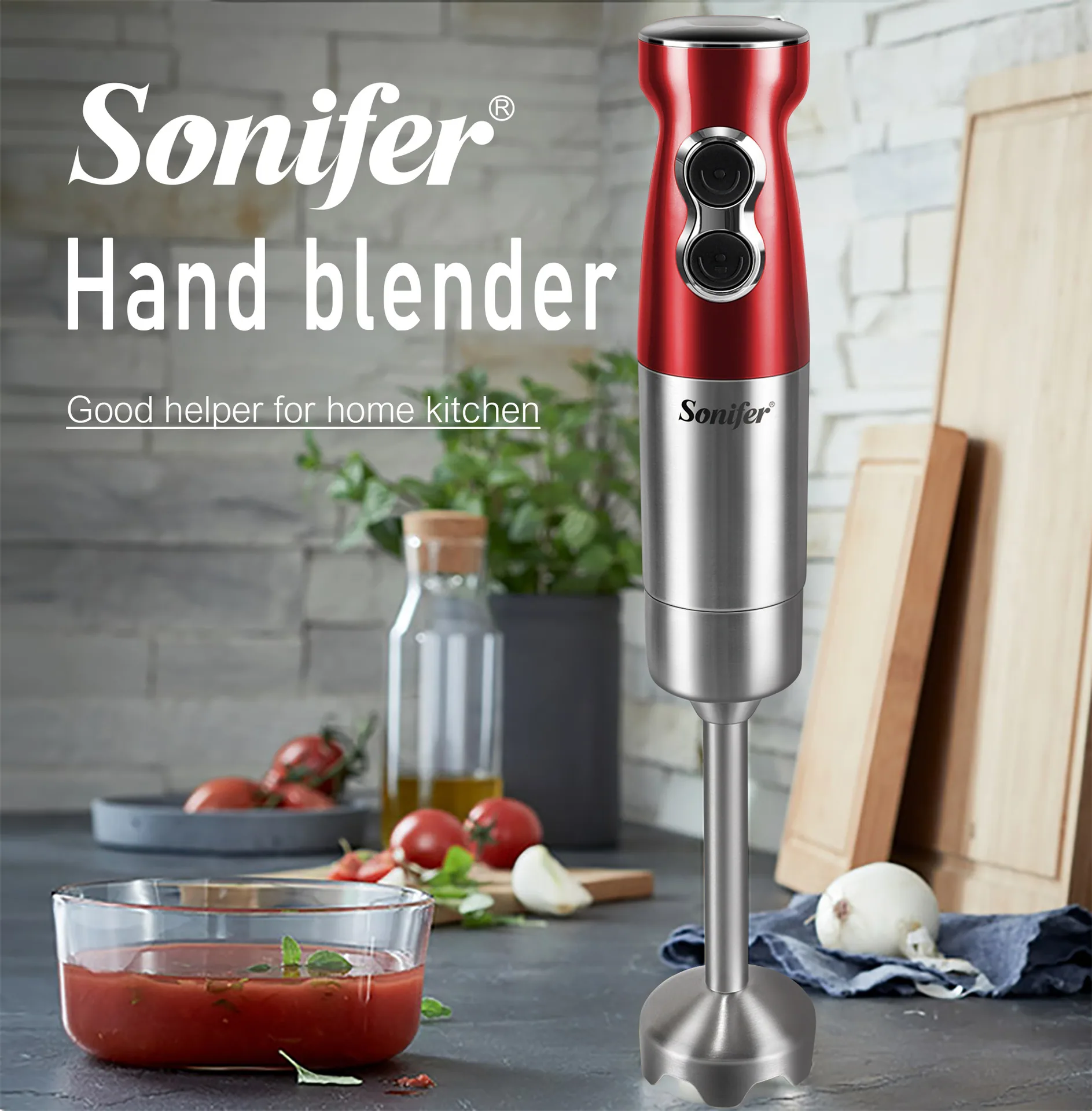 Sonifer Small Handheld Electric Blender Cooker Juicer SF-8054 9