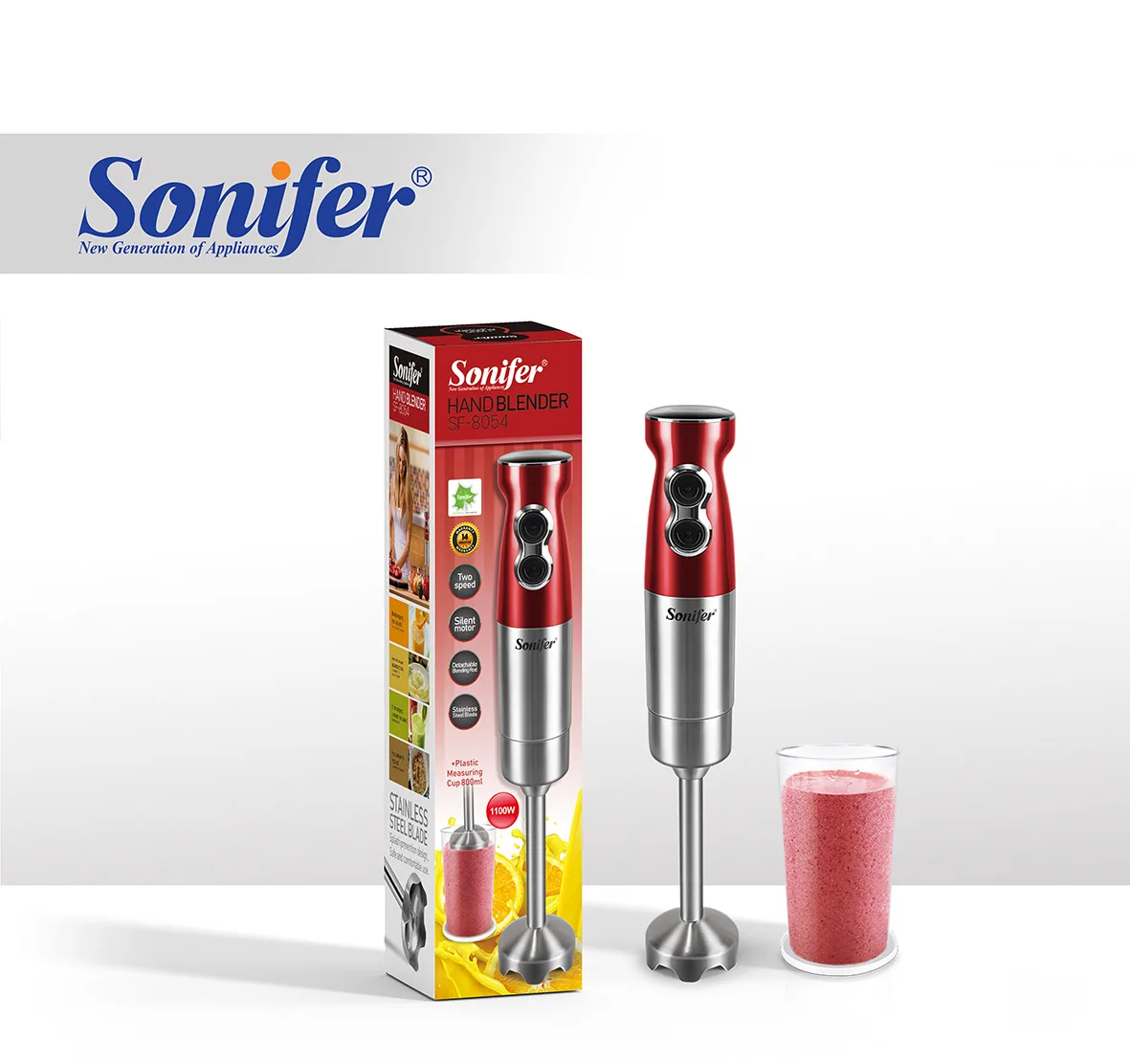 Sonifer Small Handheld Electric Blender Cooker Juicer SF-8054 5