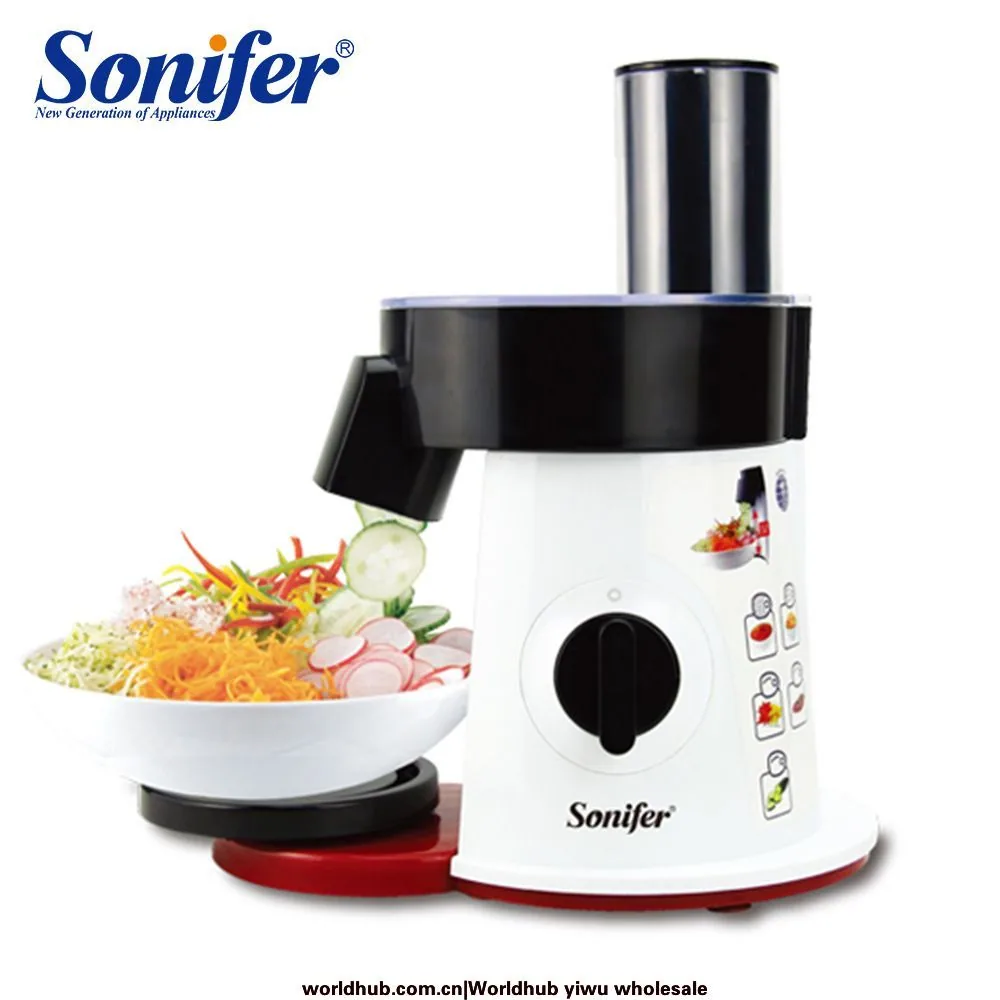 Sonifer SF-5505 New Electric Salad Machine Home Vegetable Slicer 5 Salad Maker