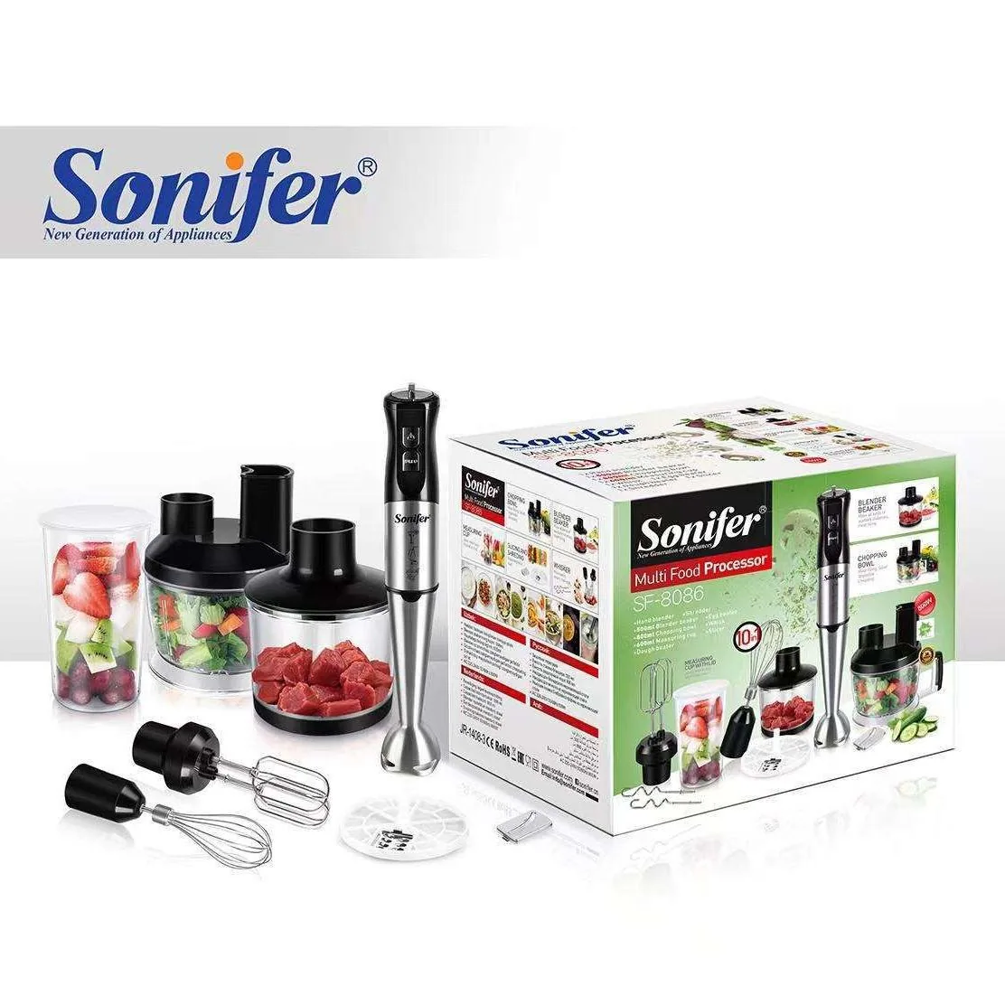 Sonifer SF-8045 Multi-Purpose Blender for Cross-border Home Kitchen Blender 8