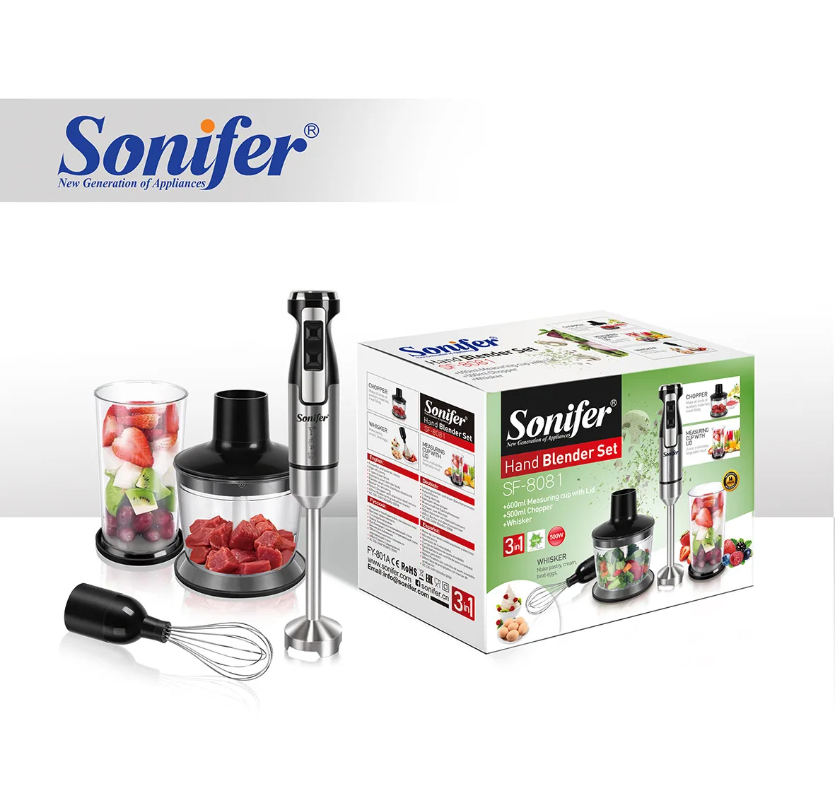 Sonifer SF-8081 Multi-Purpose Blender for Cross-border Home Kitchen Blender 2