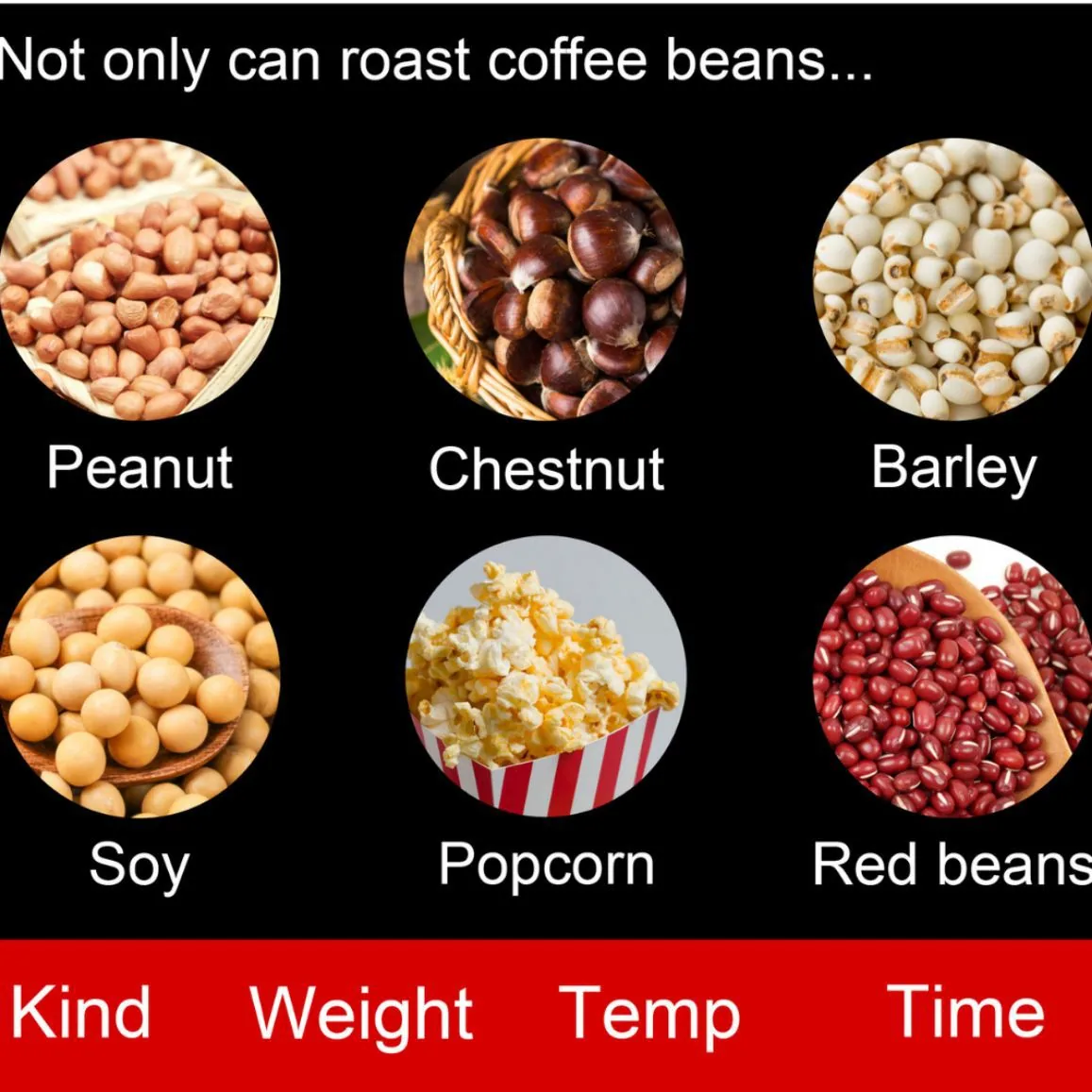 Sonifer cross-border small home automatic coffee bean dryer Coffee Roaster SF-3544 3