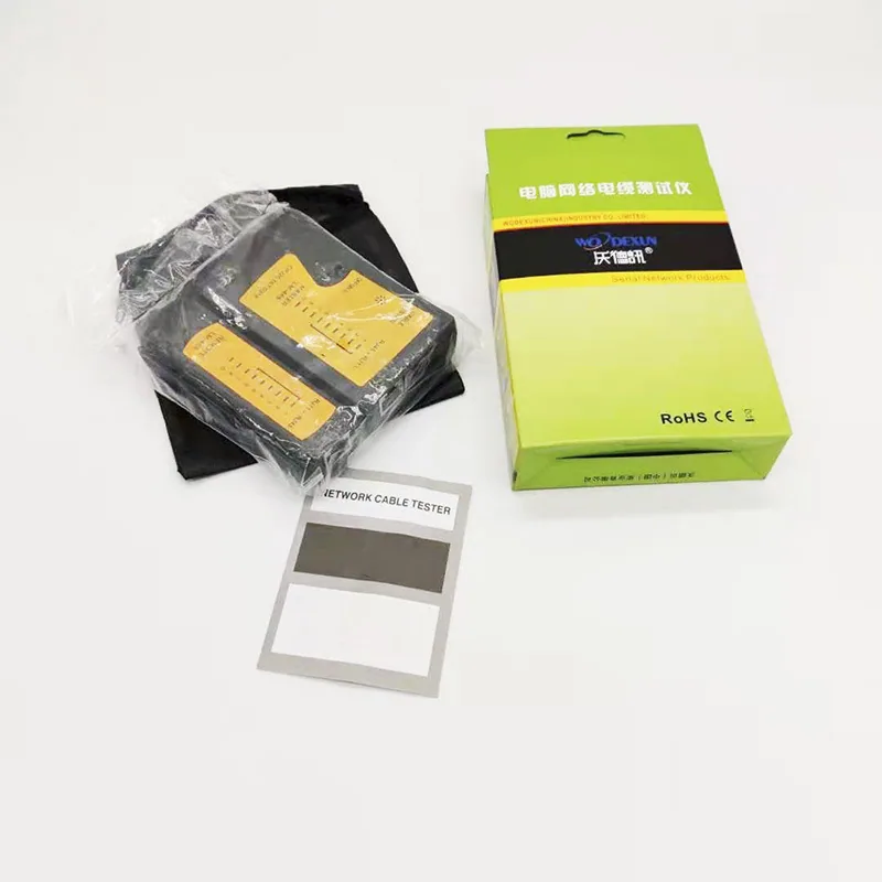 Netzwerkkabeldetektor RJ45/RJ11 TESTER Telefonnetzwerkkabeltestgerät Netzwerkdetektor 2
