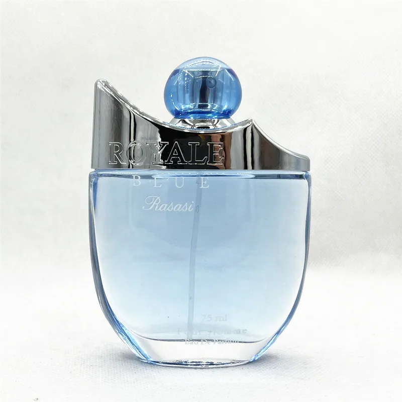 Royale Blue Men's Middle East Royal perfume Packaging Exhibition Yiwu Ouou Import and Export Wholesale Quality Assurance