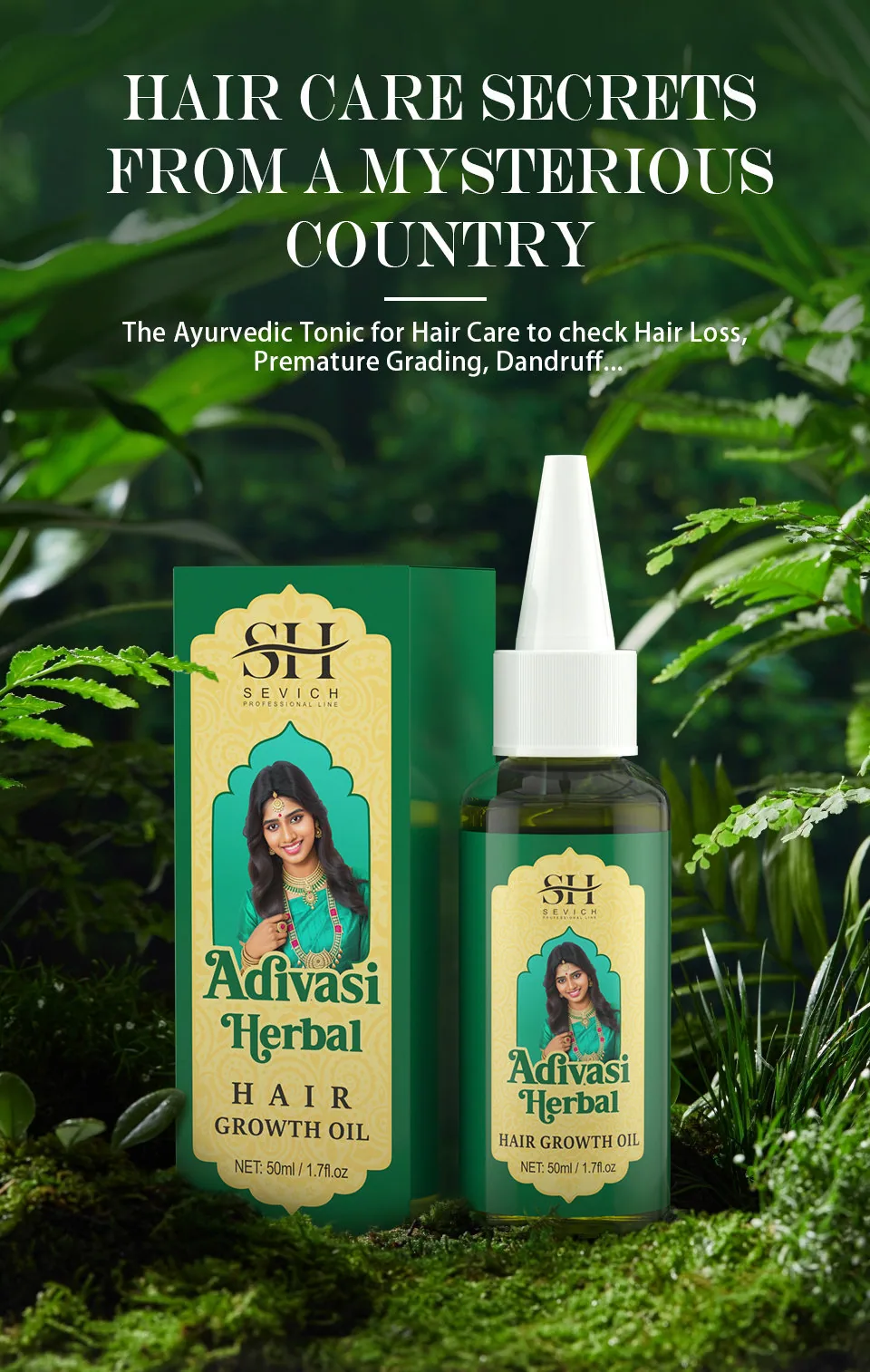 Minyak rambut Herbal Adivasi 8