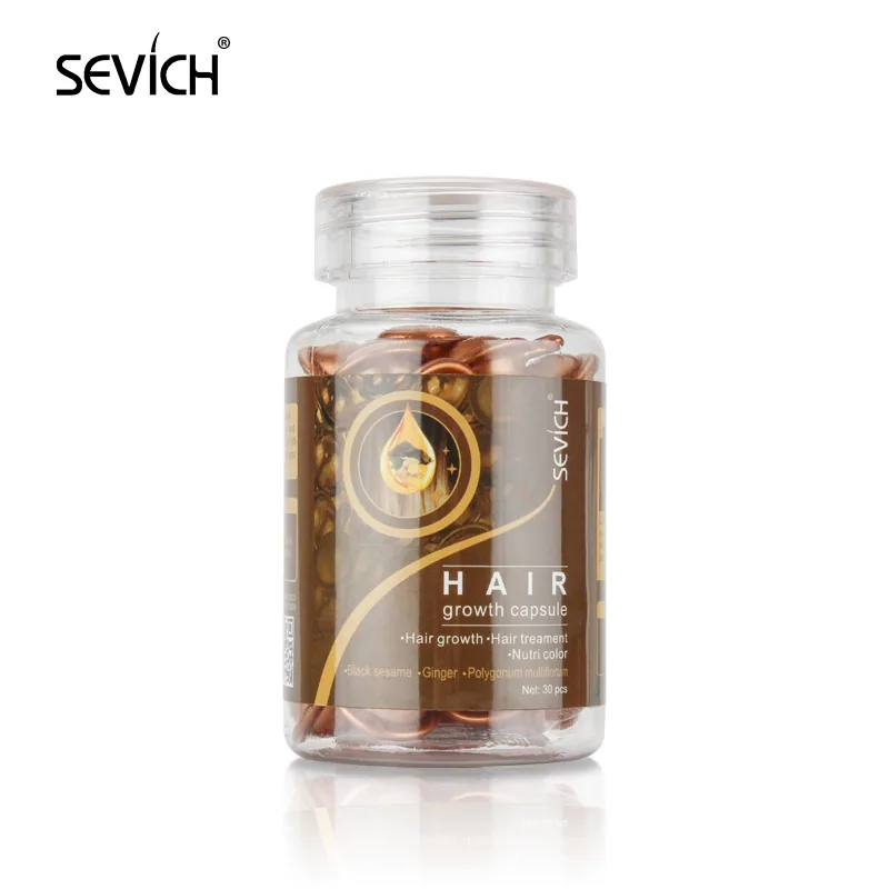 Hair care capsules: cross-border castor oil, dense hair essential oil, repairing dry hair, hydrating, moisturizing, smoothing ha