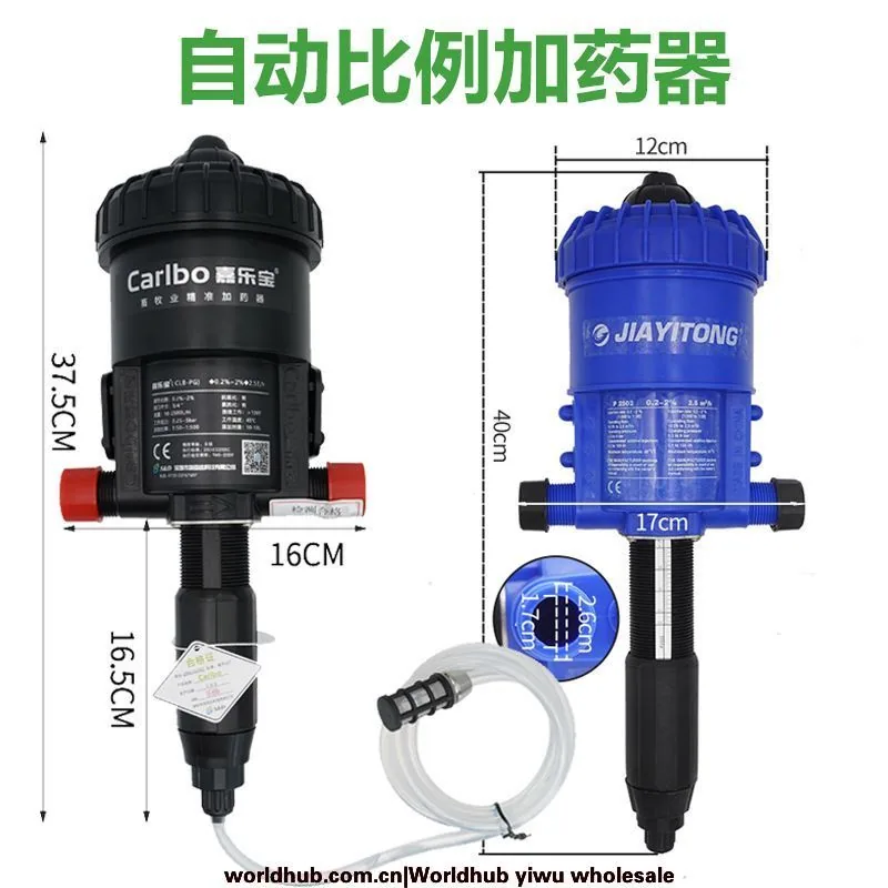 The farm uses automatic dosing device proportional pump breeding doser dosing machine to dilute the drinking water ratio of pump