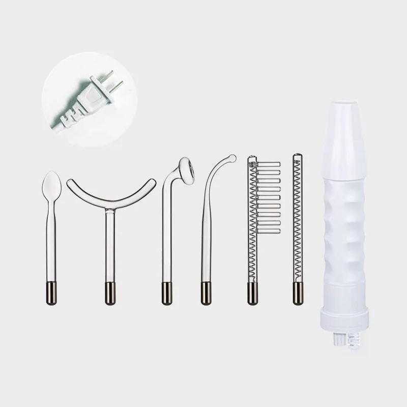High frequency electrotherapy equipment set box 7 pieces set 4 pieces set 6 pieces beauty device accessories glass electrotherap 31