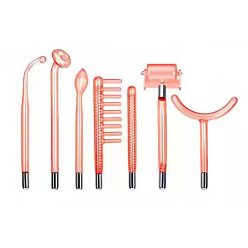 High frequency electrotherapy equipment set box 7 pieces set 4 pieces set 6 pieces beauty device accessories glass electrotherap 9