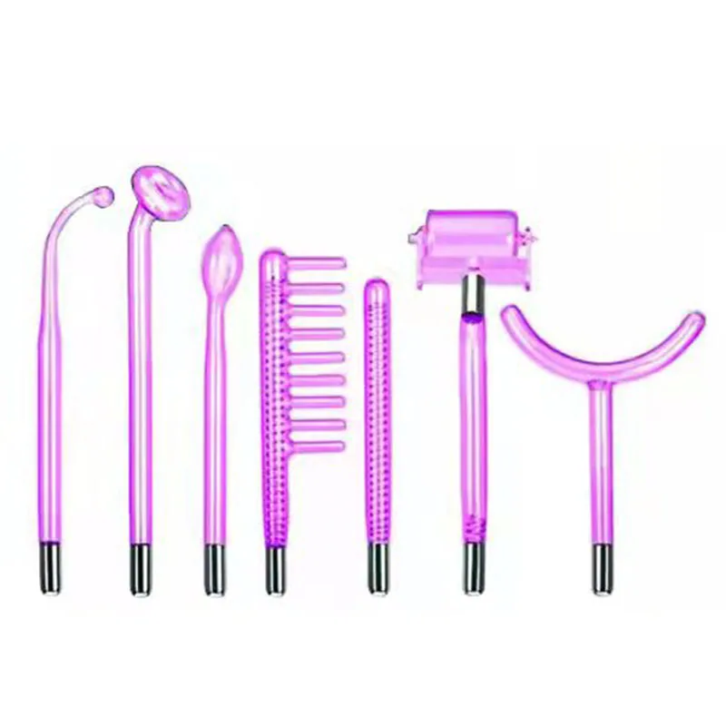 High frequency electrotherapy equipment set box 7 pieces set 4 pieces set 6 pieces beauty device accessories glass electrotherap 27