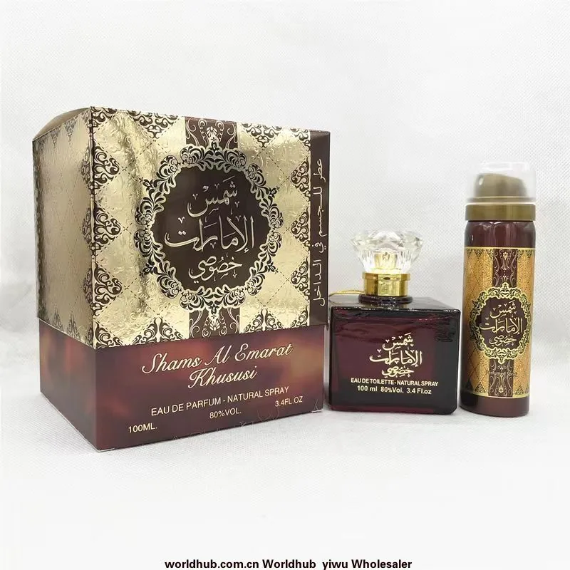 Men's and Women's perfume Set Size and Capacity Label Foreign Trade Gift Box Specification Diagram