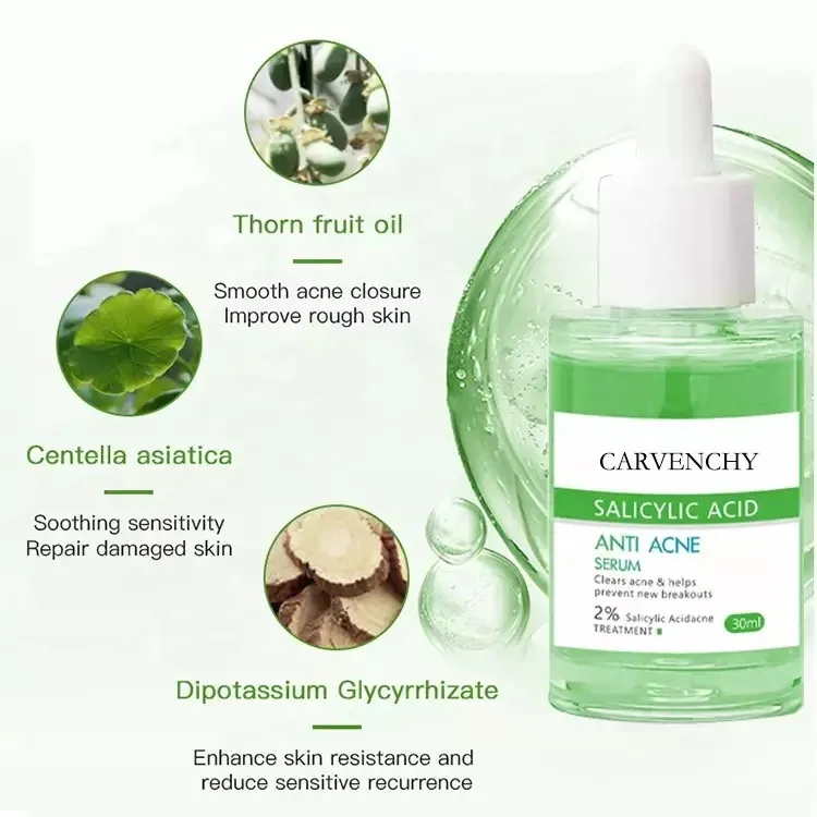 Grenzüberschreitendes exklusives ANTI ACNE SERUM Akne klärende, beruhigende, feuchtigkeitsspendende, straffende Akne-Serum-Essenz 8