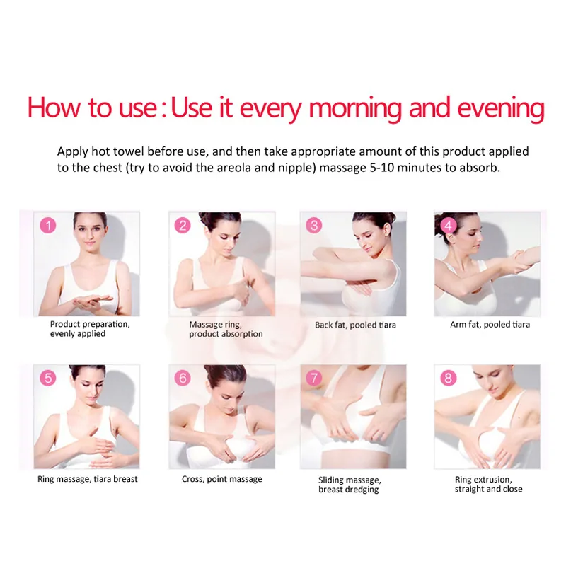 Cross-border exclusive BREAST ENLARGEMENT OIL Breast enlargement milk essential oil breast enlargement, firmness and fastness 10