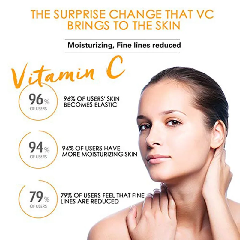 Cross-border exclusive Vitamin C Facial Serum hydrates and moisturizes and stays up late to repair 4