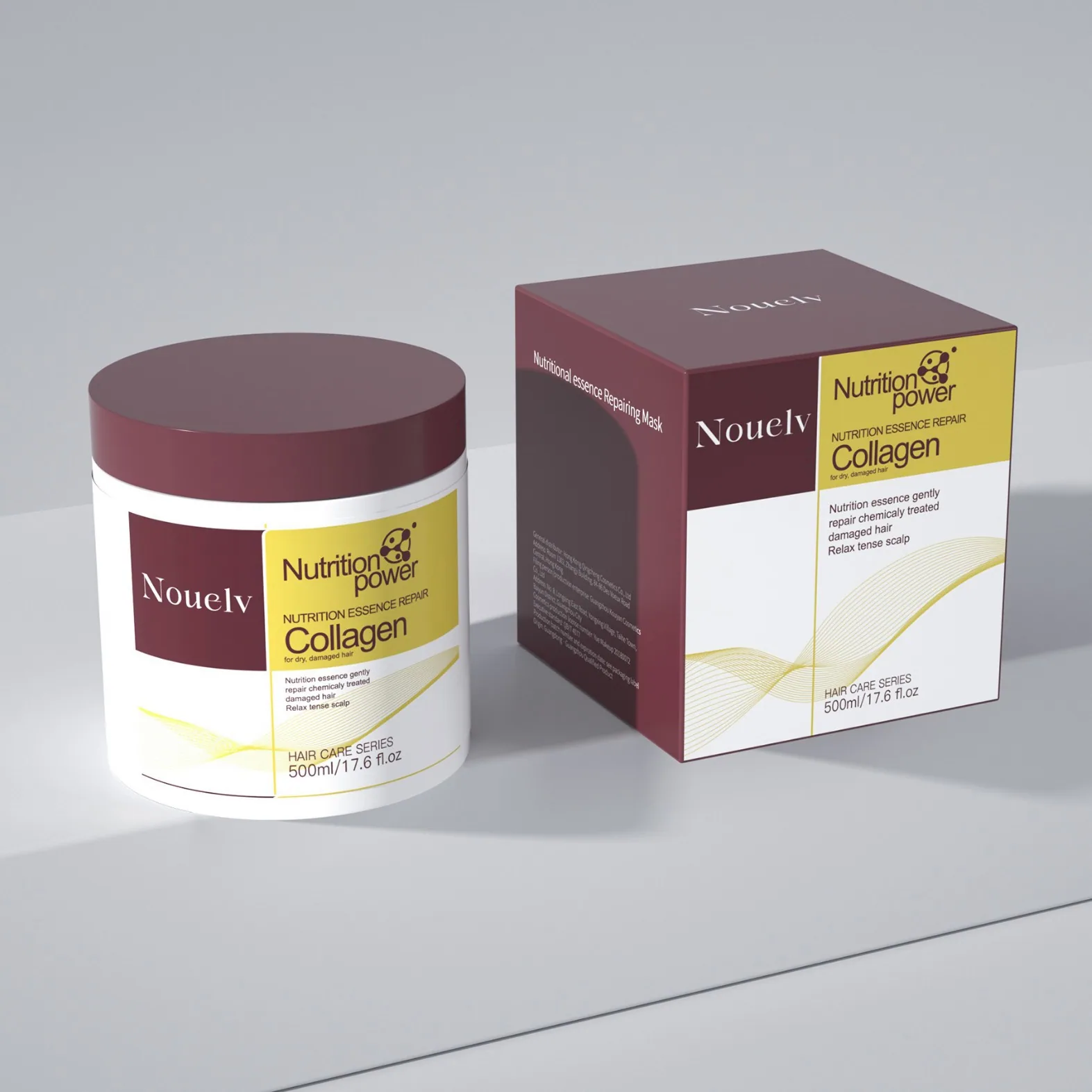 Cross-border foreign trade Nouely collagen hair mask karseell same nourishing essence hair cream conditioner 3