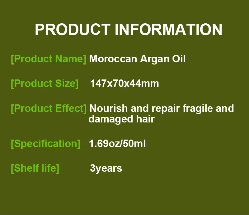 Cross-border exclusive Morocco argan oil Argan oil softens hair 9