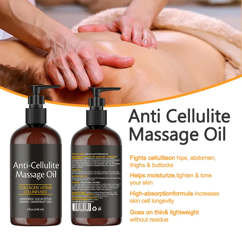 Cross-border exclusive Anti Cellulite Massage Oil body massage oil full body massage 2