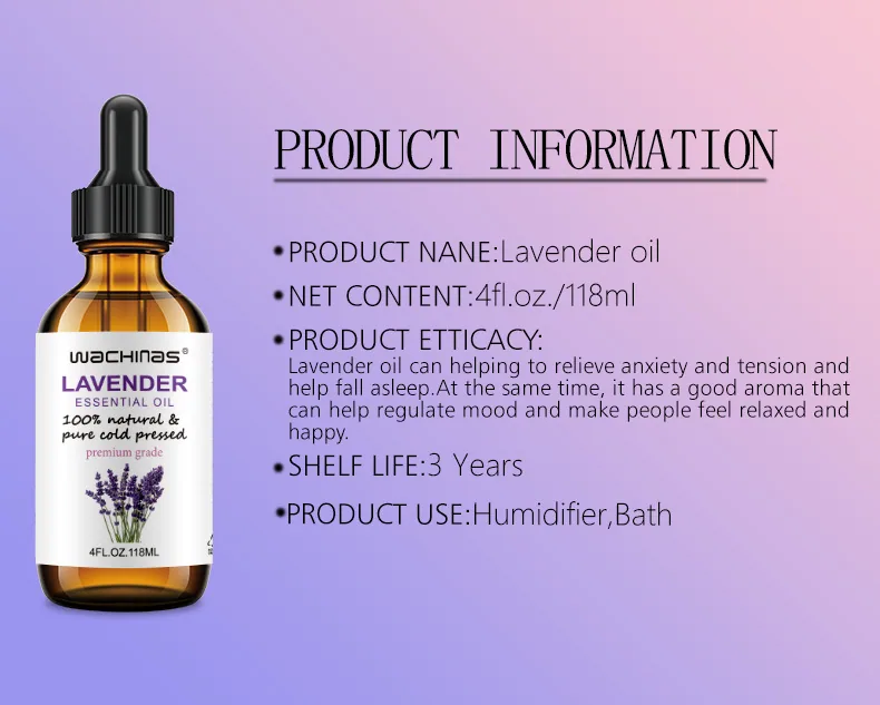 Grenzüberschreitender Spot Lavendel ätherisches Öl Lavendel Aromatherapie ätherisches Öl Aromadiffusor langanhaltender Duft 6