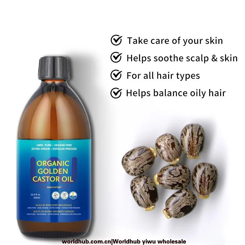 GOLDEN CASTOR OIL hair care nourishing hair essential oil