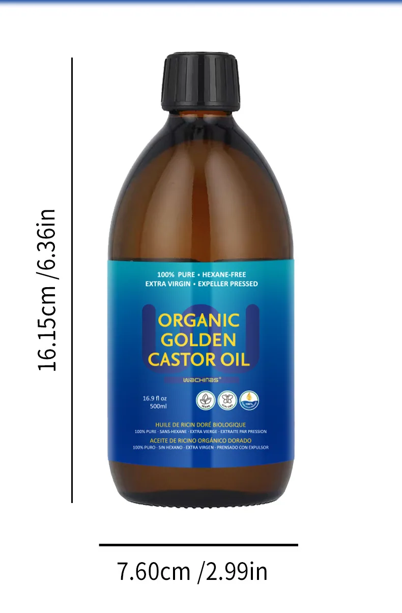 GOLDEN CASTOR OIL hair care nourishing hair essential oil 7