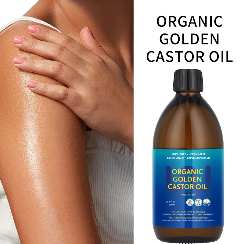 GOLDEN CASTOR OIL hair care nourishing hair essential oil 3