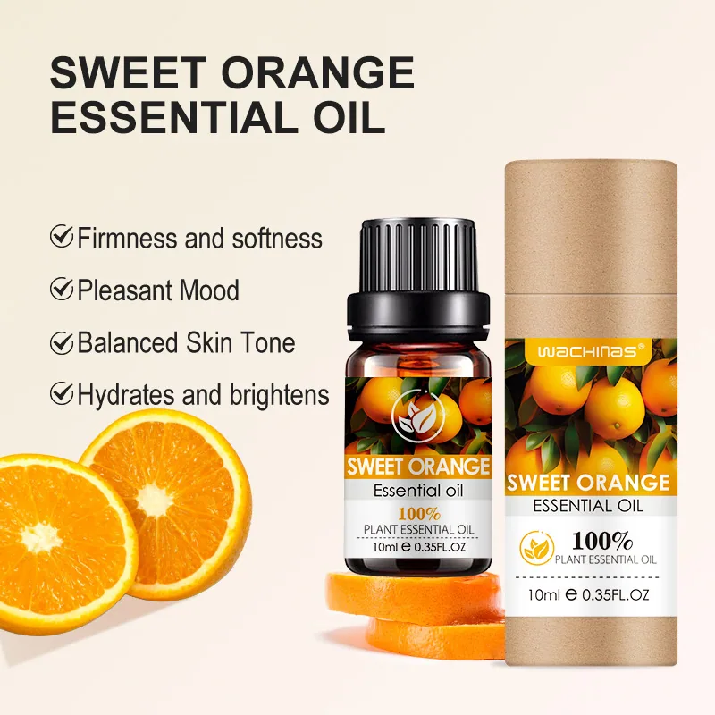 Cross-border spot SWEET ORANGE OIL sweet orange essential oil massage face and body Amazon TK hit 2