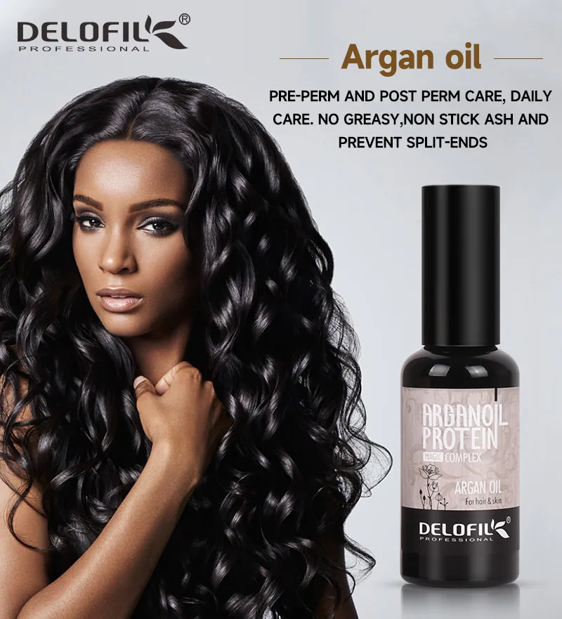 Delofil 50ml Hair Essential Oil Herbal Pure Organic Natural Argan Oil Nourishes and Cares for Growth 10