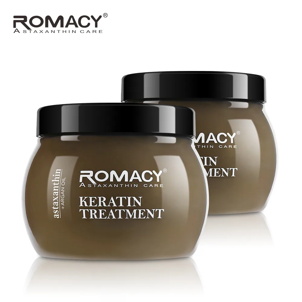 Romacy Moisturizing Astaxanthin Argan Oil Hair Mask 500ml Organic Protein Repairs Dryness Damage 2
