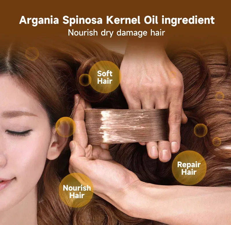 Delofil Repair Moisturizing Protein Hair Mask HairMask Argan Oil Hair Mask ผู้ผลิตผลิตภัณฑ์ของแท้โดยตรง 18
