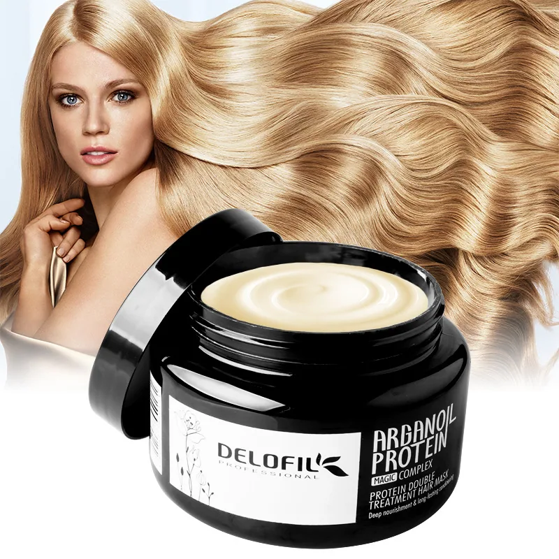 Delofil Repair Moisturizing Protein Hair Mask HairMask Argan Oil Hair Mask ผู้ผลิตผลิตภัณฑ์ของแท้โดยตรง 12