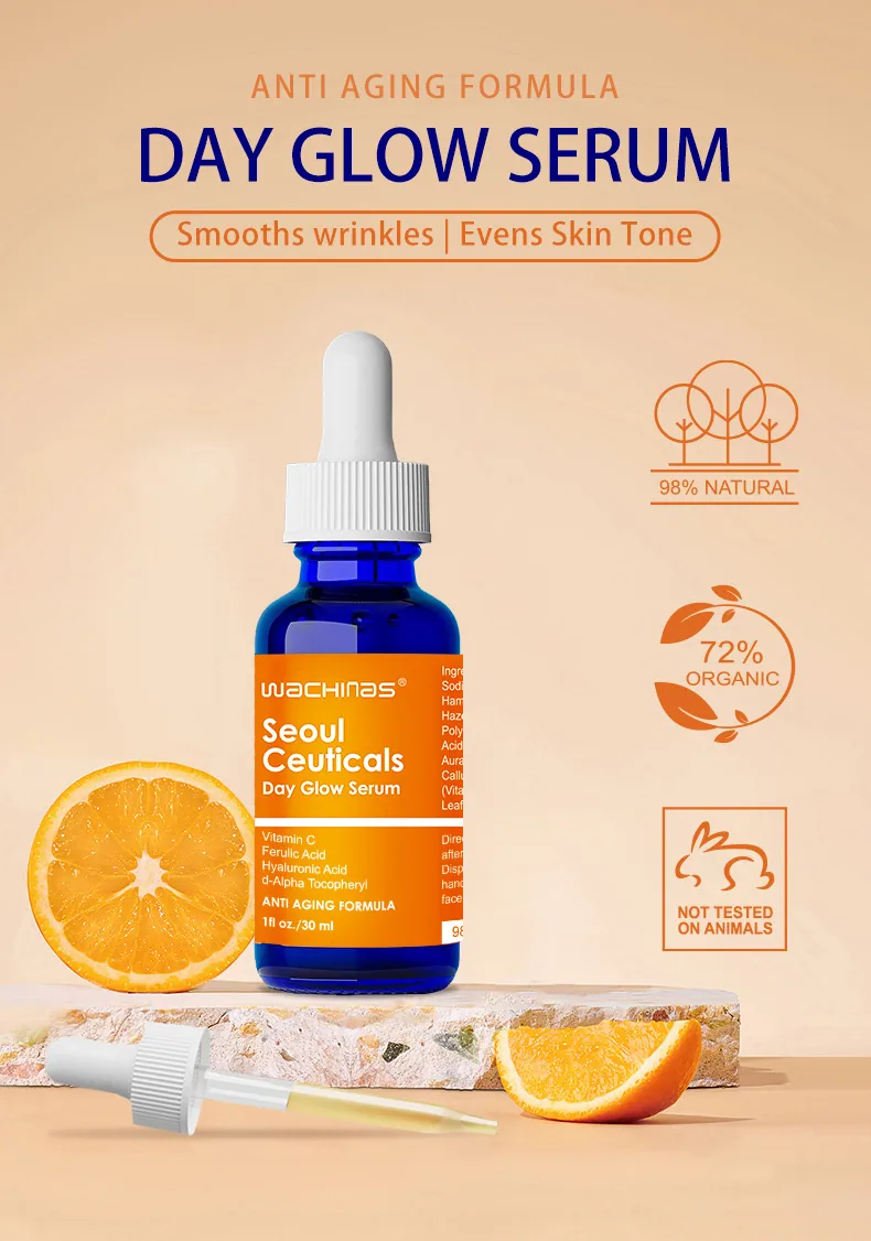 Day Glow Serum Day Glow Serum Feuchtigkeitsspendende feuchtigkeitsspendende Haut Außenhandel Vollständiges Englisch 18