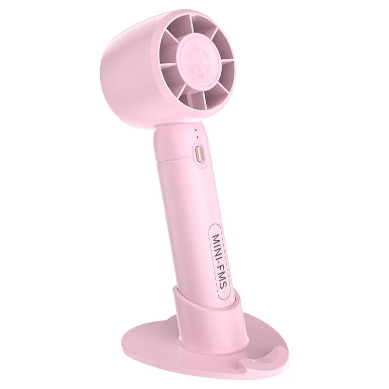 New USB Charging Handheld Fan Turbo Bladeless Mini Small Fan Portable Desktop Stand Gift for Students 2