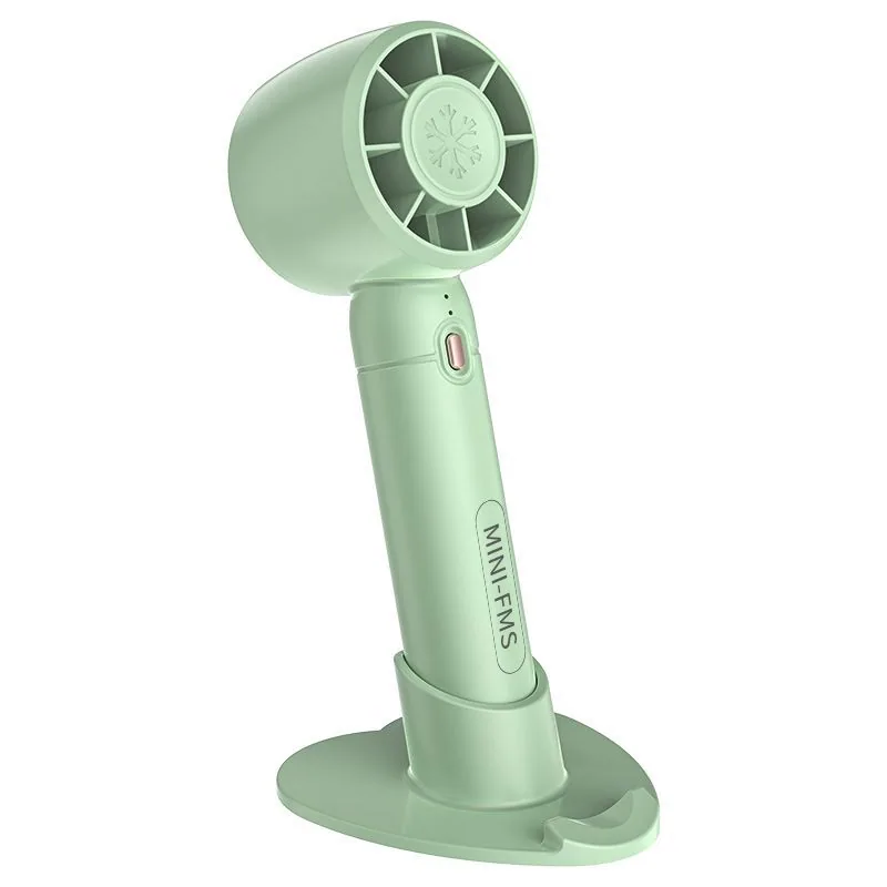 New USB Charging Handheld Fan Turbo Bladeless Mini Small Fan Portable Desktop Stand Gift for Students 3