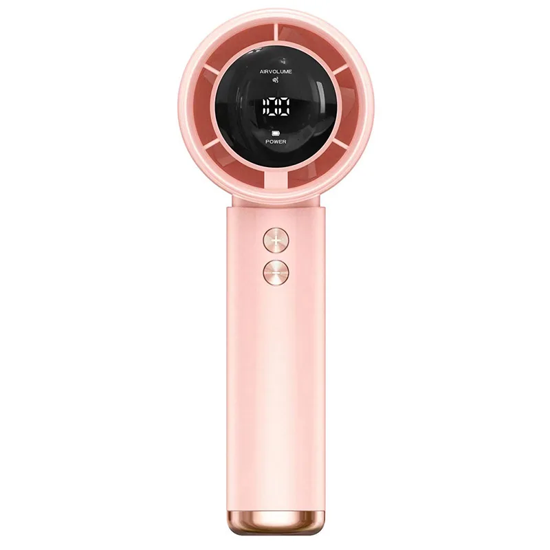 Kipas Pegang Tangan 100 Kelajuan Baharu USB Mini Portable Charging Turbine Kipas Kecil Desktop Kipas Elektrik Kecil 4