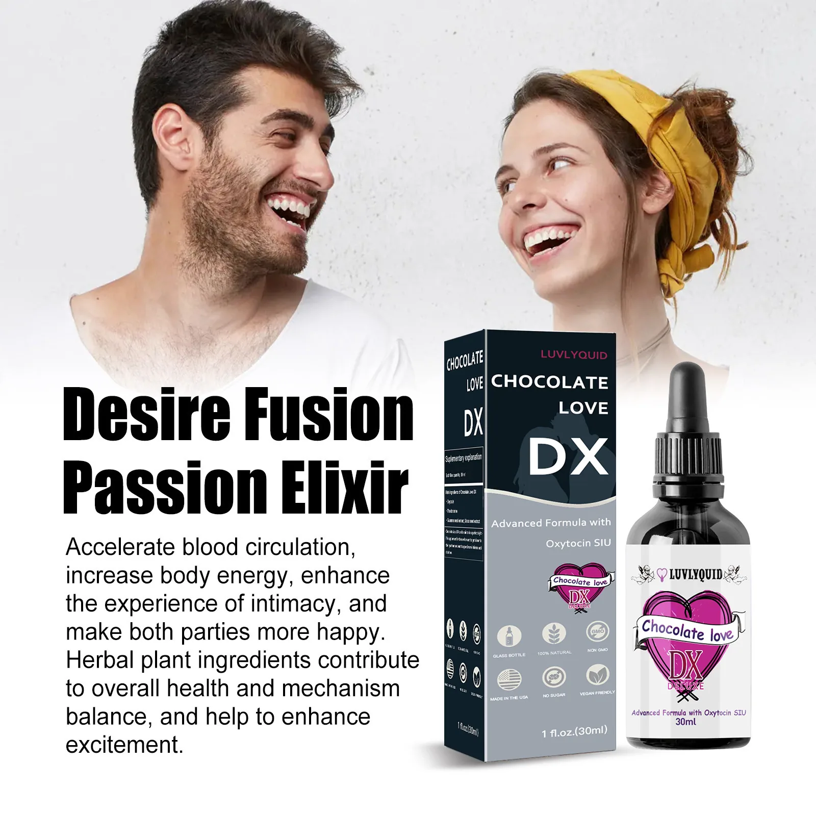 CHOCOLATE LOVE Body Care Drops Relaxes the body, stimulates vitality, and is a physical and mental pleasure agent across borders 14