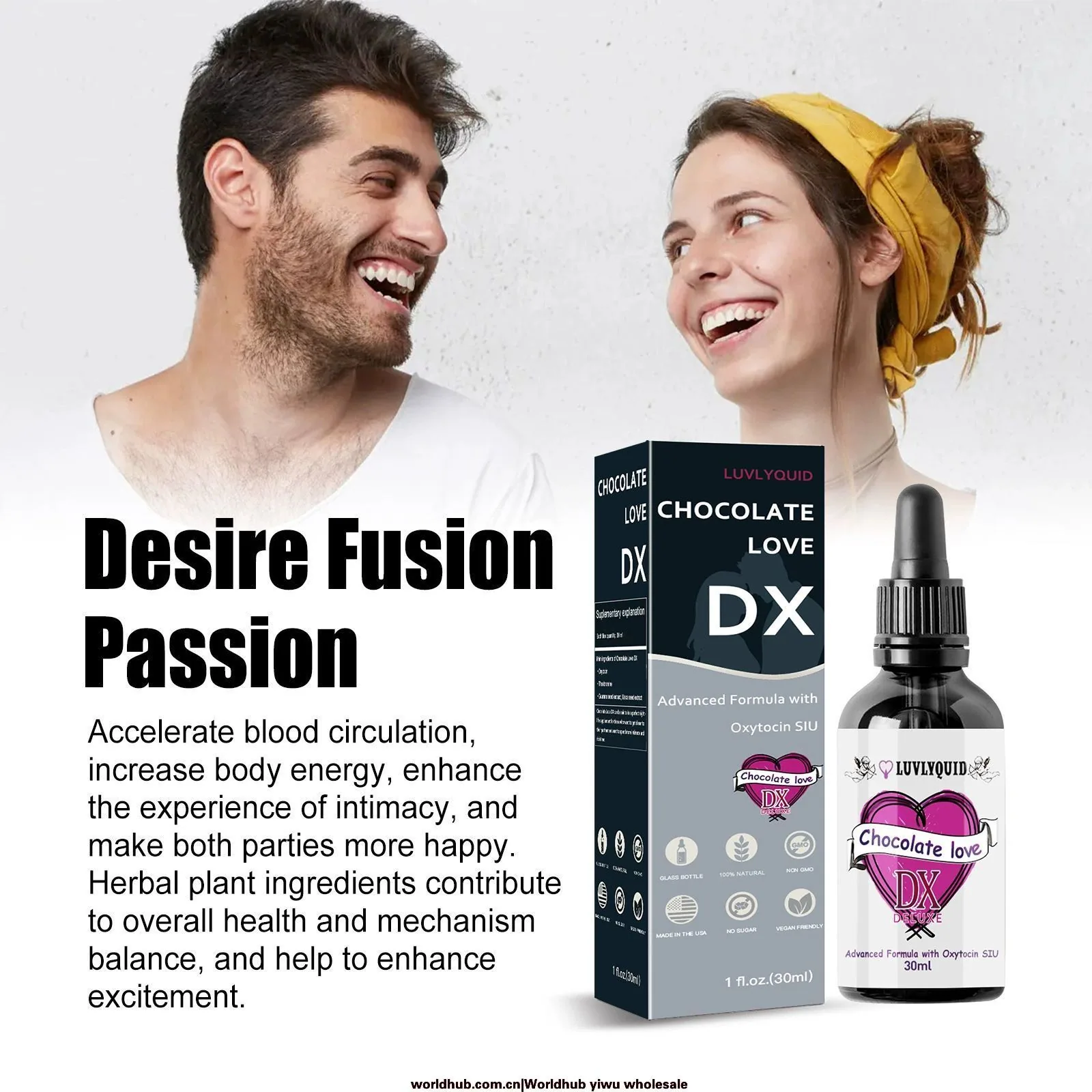 CHOCOLATE LOVE Body Care Drops Relaxes the body, stimulates vitality, and is a physical and mental pleasure agent across borders
