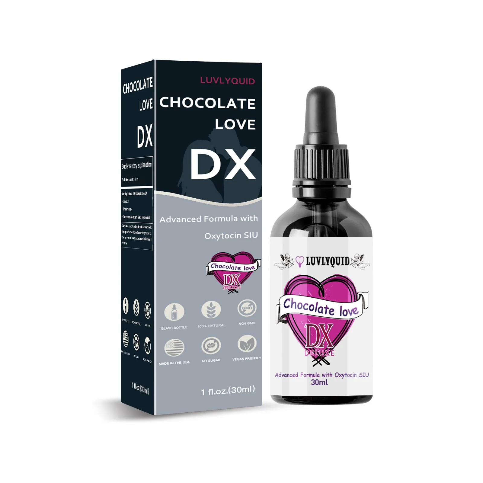CHOCOLATE LOVE Body Care Drops Relaxes the body, stimulates vitality, and is a physical and mental pleasure agent across borders 2