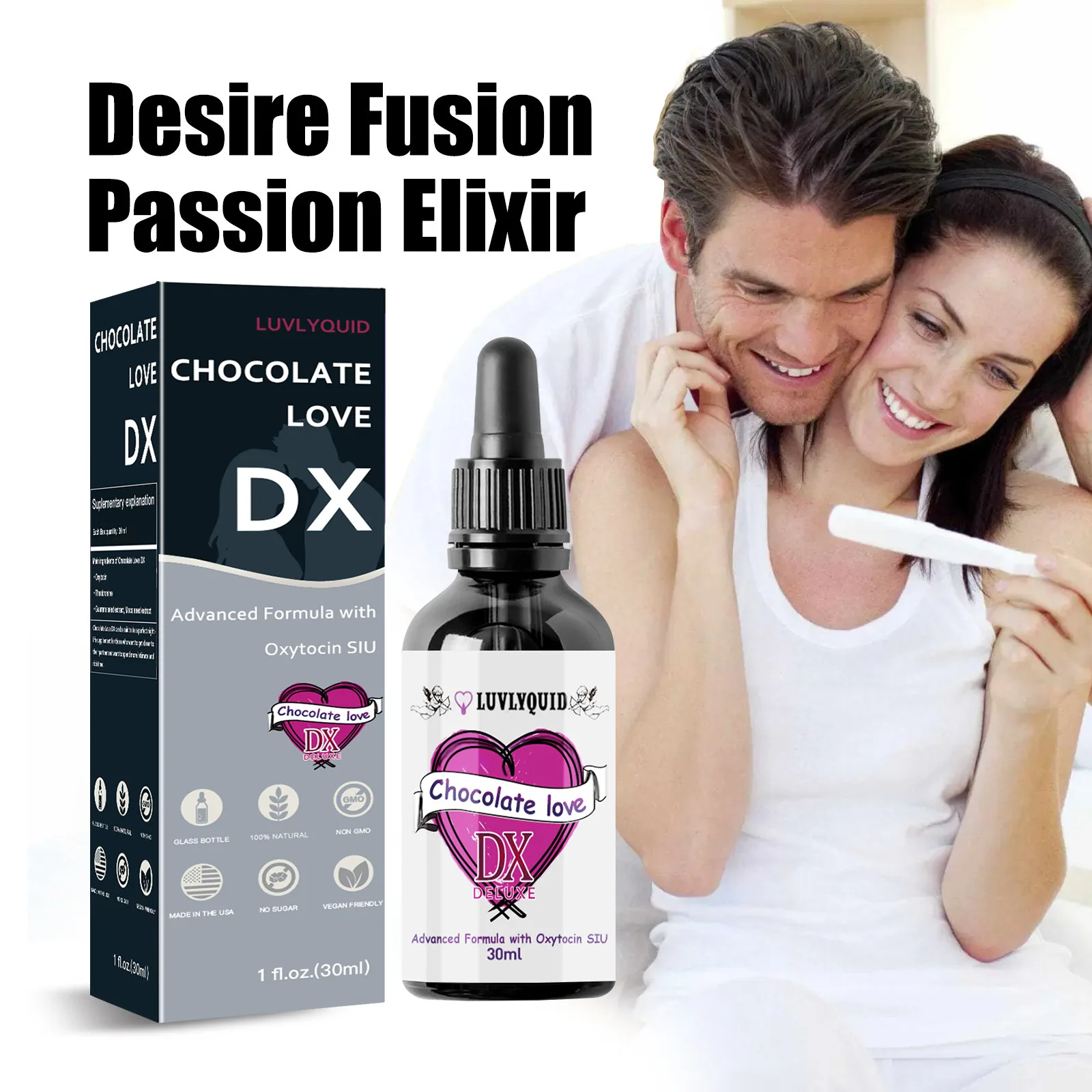 CHOCOLATE LOVE Body Care Drops Relaxes the body, stimulates vitality, and is a physical and mental pleasure agent across borders 12