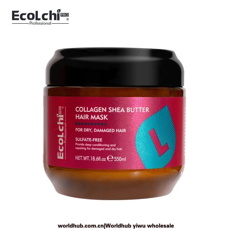 Ecolchi cross-border hit nourishing natural moisturizing repair damaged dry hair care moisturizing batana oil hair mask