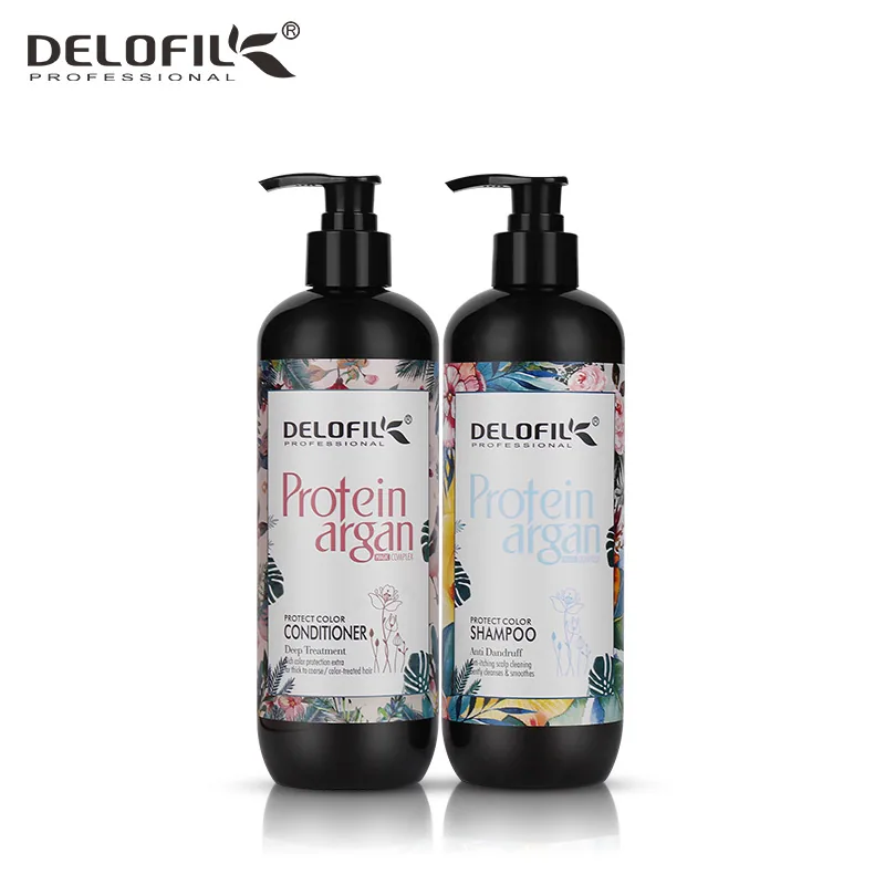 Delofil Silky Shampoo Conditioner Set 1000ml Argan Oil Protein is exclusively available across borders 3