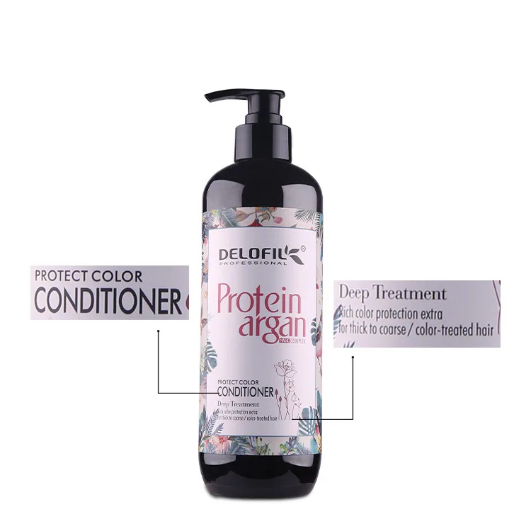 Delofil Silky Shampoo Conditioner Set 1000ml Argan Oil Protein is exclusively available across borders 2