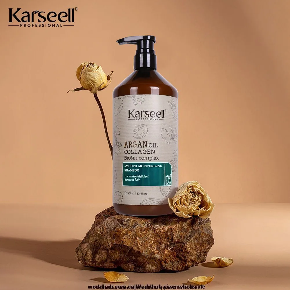 Karseell MACA Cross-border Explosive Argan Oil Collagen Shampoo 986ml Soft and Smooth