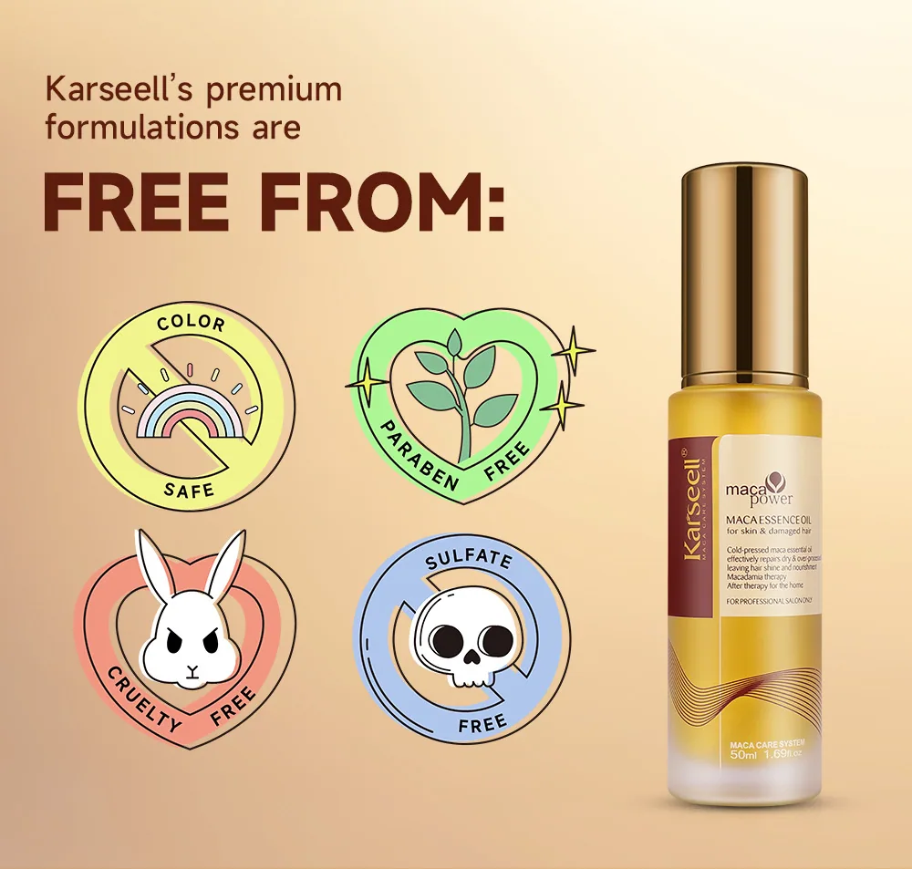 Karseell Collagen Hair Oil Repairing & Moisturizing Hair Treatment Argan Oil Conditioner 9