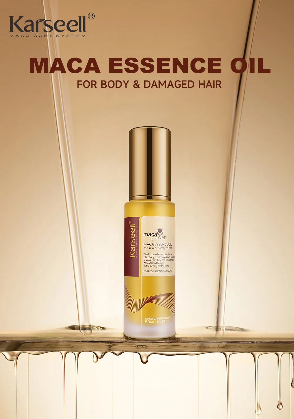 Karseell Collagen Hair Oil Repairing & Moisturizing Hair Treatment Argan Oil Conditioner 8