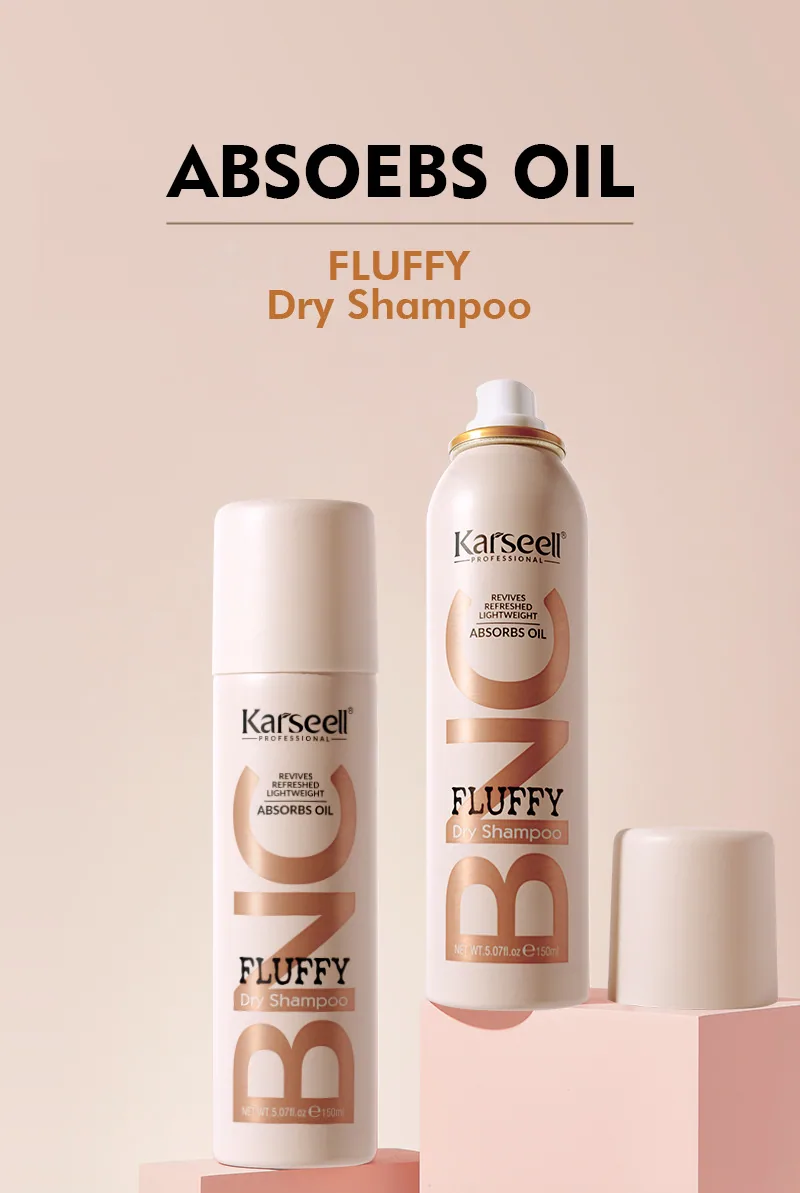 Karseell Portable Rapid Fluffy Dry Spray Natural Dry Hair Fluffy Oil Control Hair Dry Shampoo Spray 5