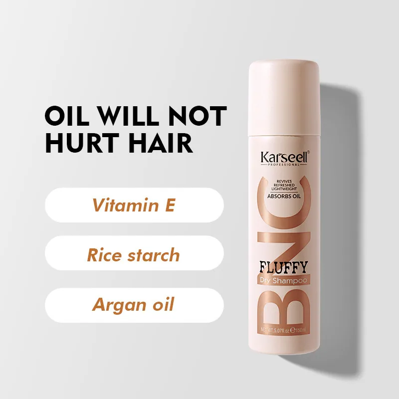 Karseell Portable Rapid Fluffy Dry Spray Natural Dry Hair Fluffy Oil Control Hair Dry Shampoo Spray 7