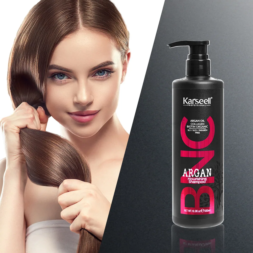 Karseell BNC Vegan Moisturizing Collagen Organic Argan Nourishing Dry Damaged Shampoo 6